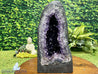"REGAL LEOPARD" Brazil Amethyst Geode 15.00 Rare Spotted Agate Rim High Quality Cathedral NS-205