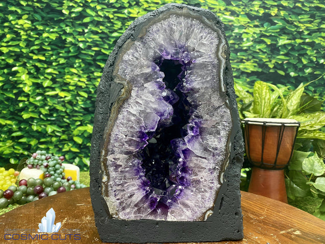 Amethyst Geode "INCREDI-GEODE" 10.00 High Quality Lustrous Beauty NS-127