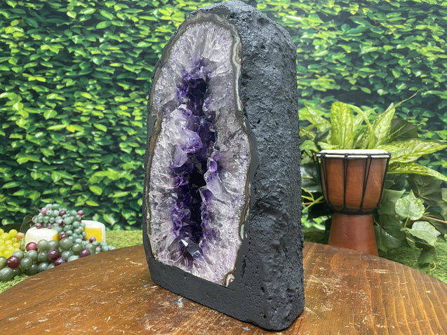 Amethyst Geode "INCREDI-GEODE" 10.00 High Quality Lustrous Beauty NS-127