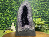 "REGAL LEOPARD" Brazil Amethyst Geode 15.00 Rare Spotted Agate Rim High Quality Cathedral NS-205