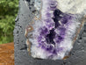 Amethyst Geode "BUDDHA ROCK IT" 7.50 High Quality Cathedral w Calcite NS-60