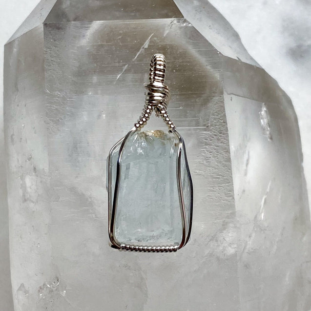 Aquamarine Crystal Pendant