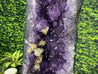 "FEELIN LUCKY" Tall Amethyst Geode 34.00 Brazil Dark Purple Cathedral NS-411