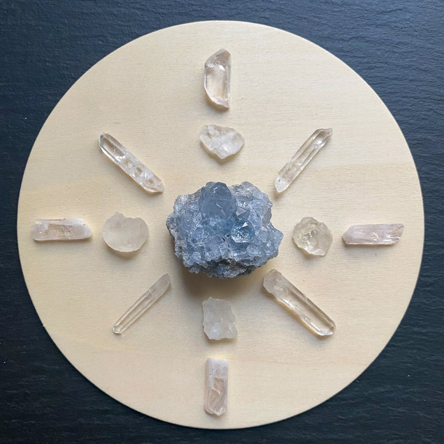 Crystal Grid for Connecting to Higher Spiritual & Cosmic Realms