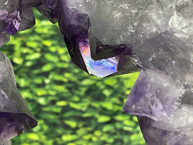 "INFINITE ABUNDANCE" Huge Amethyst Geode Slice 16.00 Brazil Very High Quality NS-394