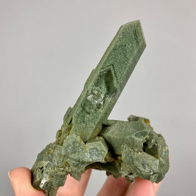 Chlorite Phantom Quartz Crystal Cluster