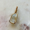 Aquamarine Crystal Pendant