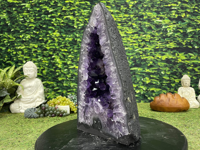 "TRIANGLE OF TRUTH" Amethyst Geode Cathedral 17.00 High Quality Brazil Cathedral NS-527