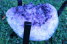 "Elixir of Life" High Quality 18.00 Amethyst Geode Table w Custom Glass & Stand