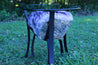 "Purple Pleasure" High Quality 18.00 Amethyst Geode Table w Custom Glass & Stand