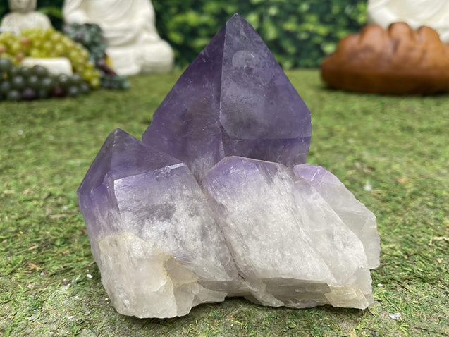 "POWER TO THE PURPLE" Perfectly Intact Bolivian Amethyst Geode Point 5.00 High Quality NS-653