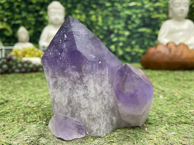 "POWER TO THE PURPLE" Perfectly Intact Bolivian Amethyst Geode Point 5.00 High Quality NS-653