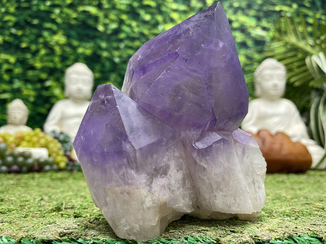 "POWER TO THE PURPLE" Perfectly Intact Bolivian Amethyst Geode Point 5.00 High Quality NS-653