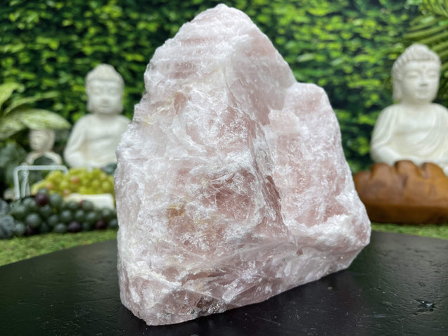 "LOVEY DOVEY" Rose Quartz Self Standing Crystal 7.00 High Quality NS-662