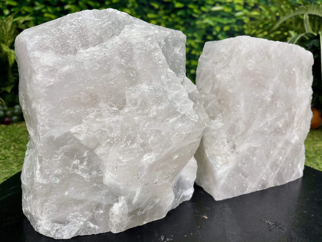 "WHITE DOVES" Clear Quartz Pair 7.00 High Quality Self Standing NS-700