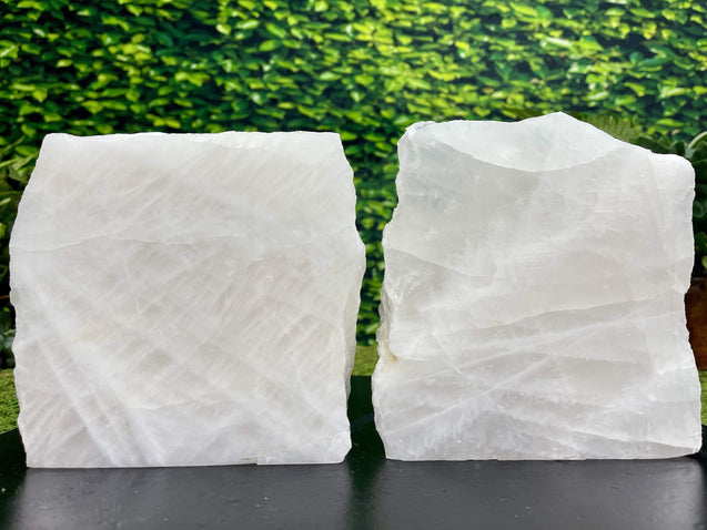 "WHITE DOVES" Clear Quartz Pair 7.00 High Quality Self Standing NS-700