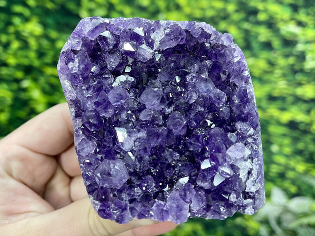 "GUMDROP OF GUIDANCE" Amethyst Geode Self Standing HIGH QUALITY Uruguay