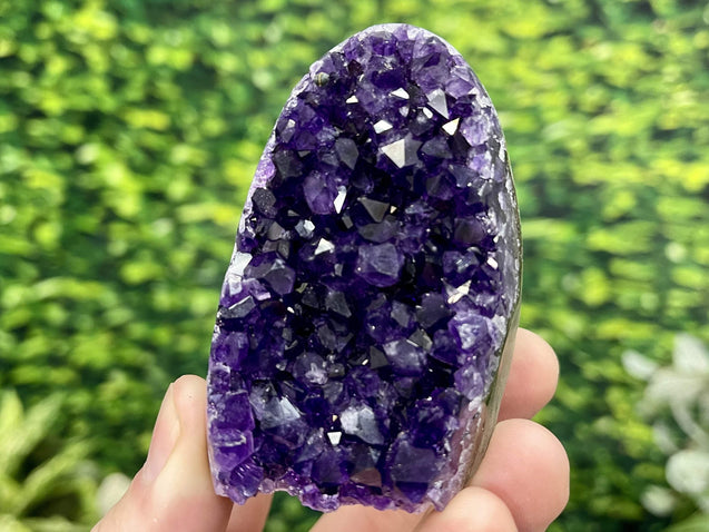 "GUMDROP OF GUIDANCE" Amethyst Geode Self Standing HIGH QUALITY Uruguay