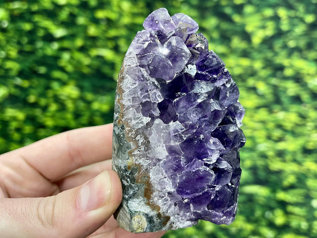 "GUMDROP OF GUIDANCE" Amethyst Geode Self Standing HIGH QUALITY Uruguay