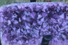 Amethyst Geode Table Custom Glass 26.00 Iron Stand Custom Glass Rare Mineral GG-18s