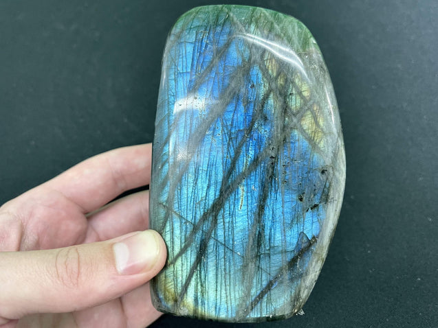 "TWIN FLAMES" Labradorite MAGIC High Quality Self Standing Crystal