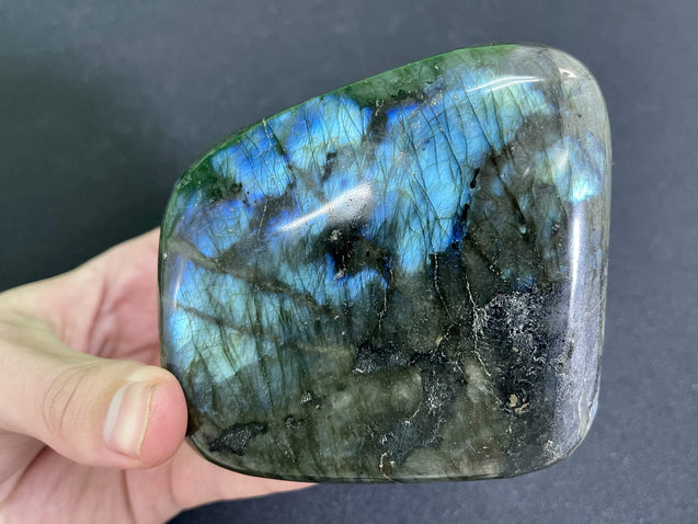 "TWIN FLAMES" Labradorite MAGIC High Quality Self Standing Crystal