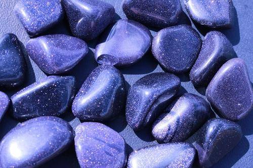 Blue Goldstone WEALTH LUCK AMBITION CONFIDENCE Healing Gemstone