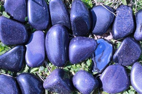 Blue Goldstone WEALTH LUCK AMBITION CONFIDENCE Healing Gemstone