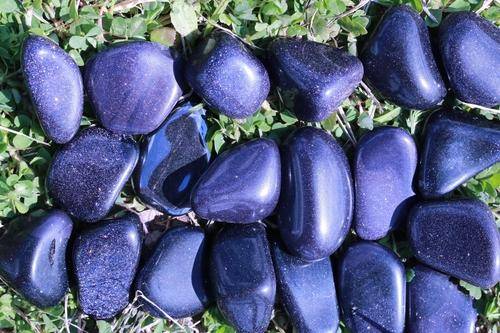 Blue Goldstone WEALTH LUCK AMBITION CONFIDENCE Healing Gemstone