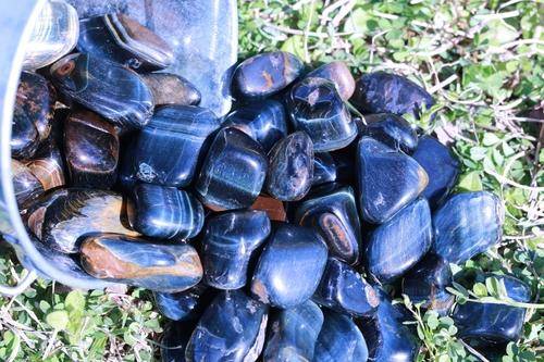 Blue Tiger's Eye "SEE INTO YOURSELF" Healing Gemstone