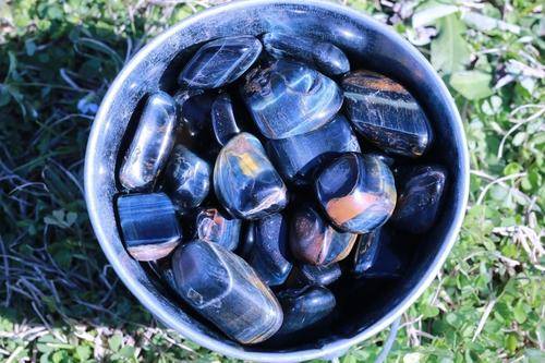 Blue Tiger's Eye "SEE INTO YOURSELF" Healing Gemstone