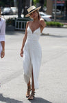 Elegant A-line Chiffon Simple prom dress
